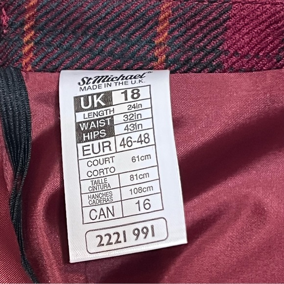 Marks & Spencer Pure New Wool Vintage Skirt - Picture 5 of 8